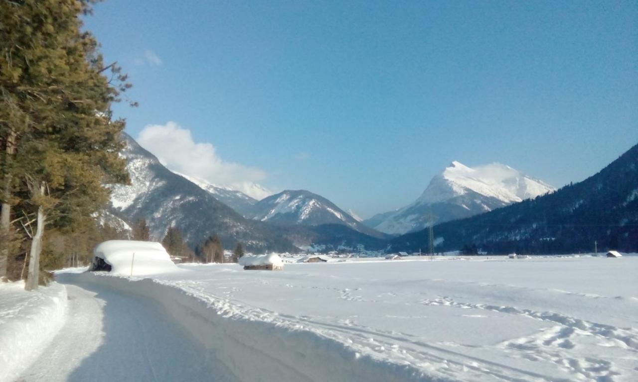 Gasthof Risserhof Otel Scharnitz Dış mekan fotoğraf